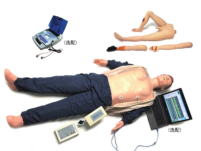 高级心肺复苏AED除颤模拟人